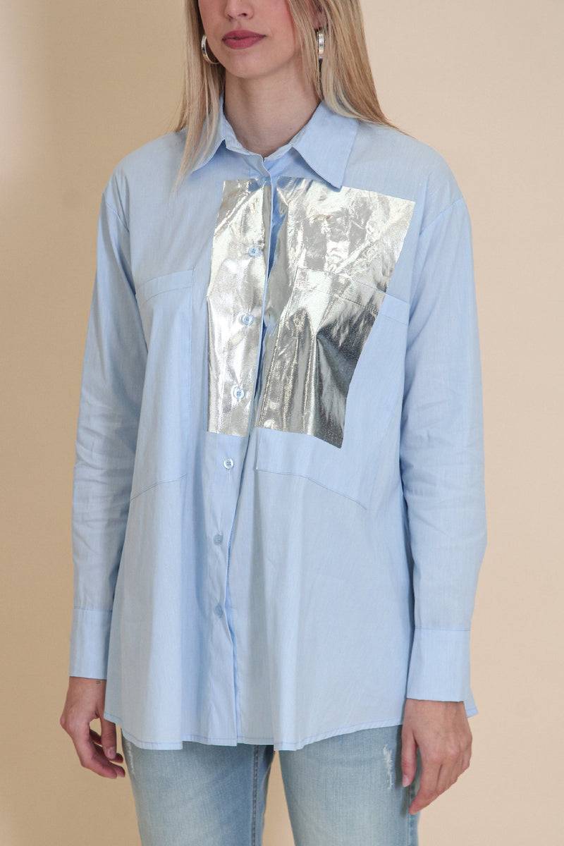 Le Streghe CAMICIA LAMINATA In Saldo