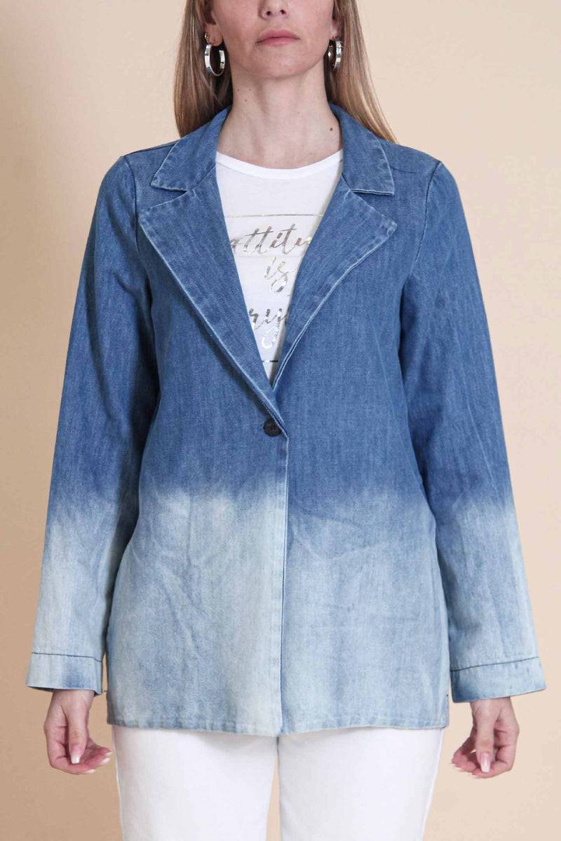 Le Streghe GIACCA DENIM Nuovo