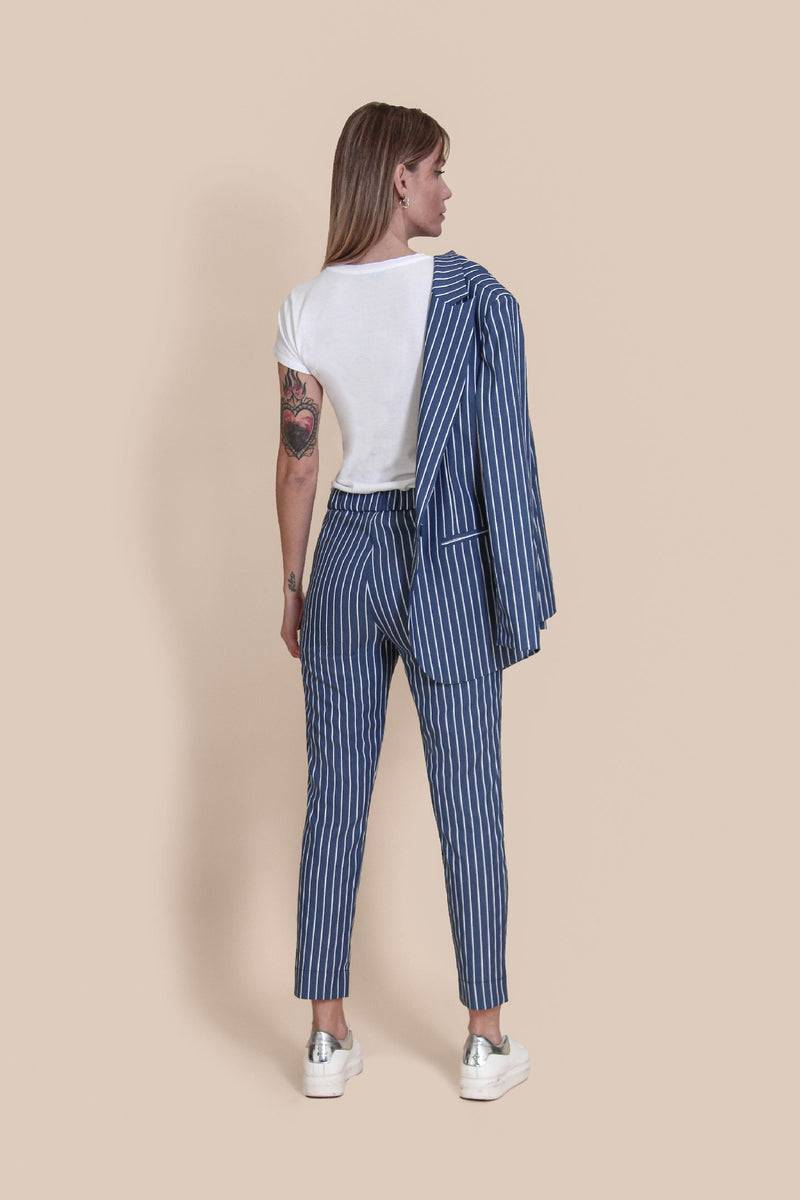 Le Streghe PANTALONE GESSATO Affare Del Giorno