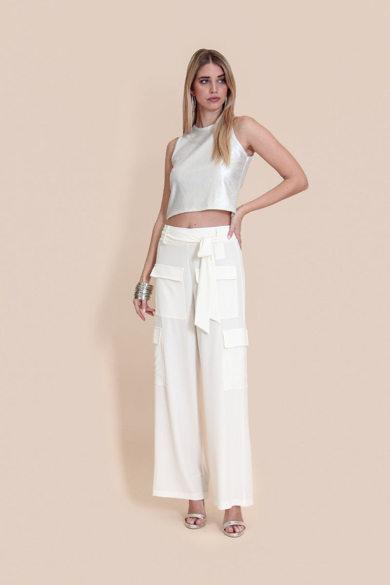 Le Streghe PANTALONE LARGO Prezzo Ridotto