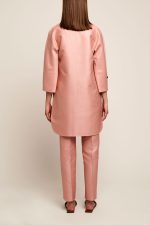 Manzoni 24 Cappotto double cotone-seta con spacchi Hotsell