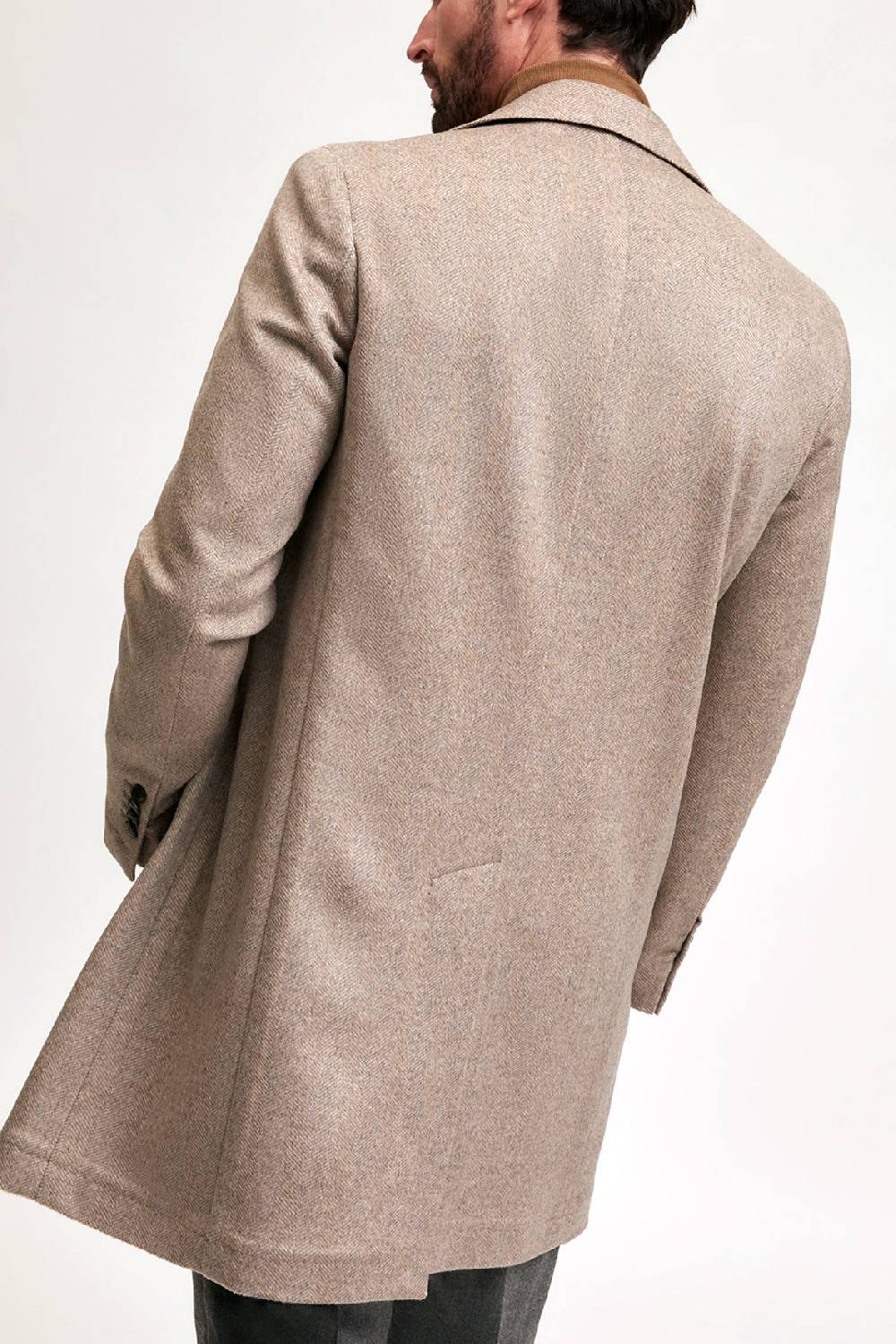 Manzoni 24 Cappotto in lana spigata 2025