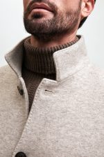 Manzoni 24 Cappotto jersey in tessuto cashmere Loro Piana 2025