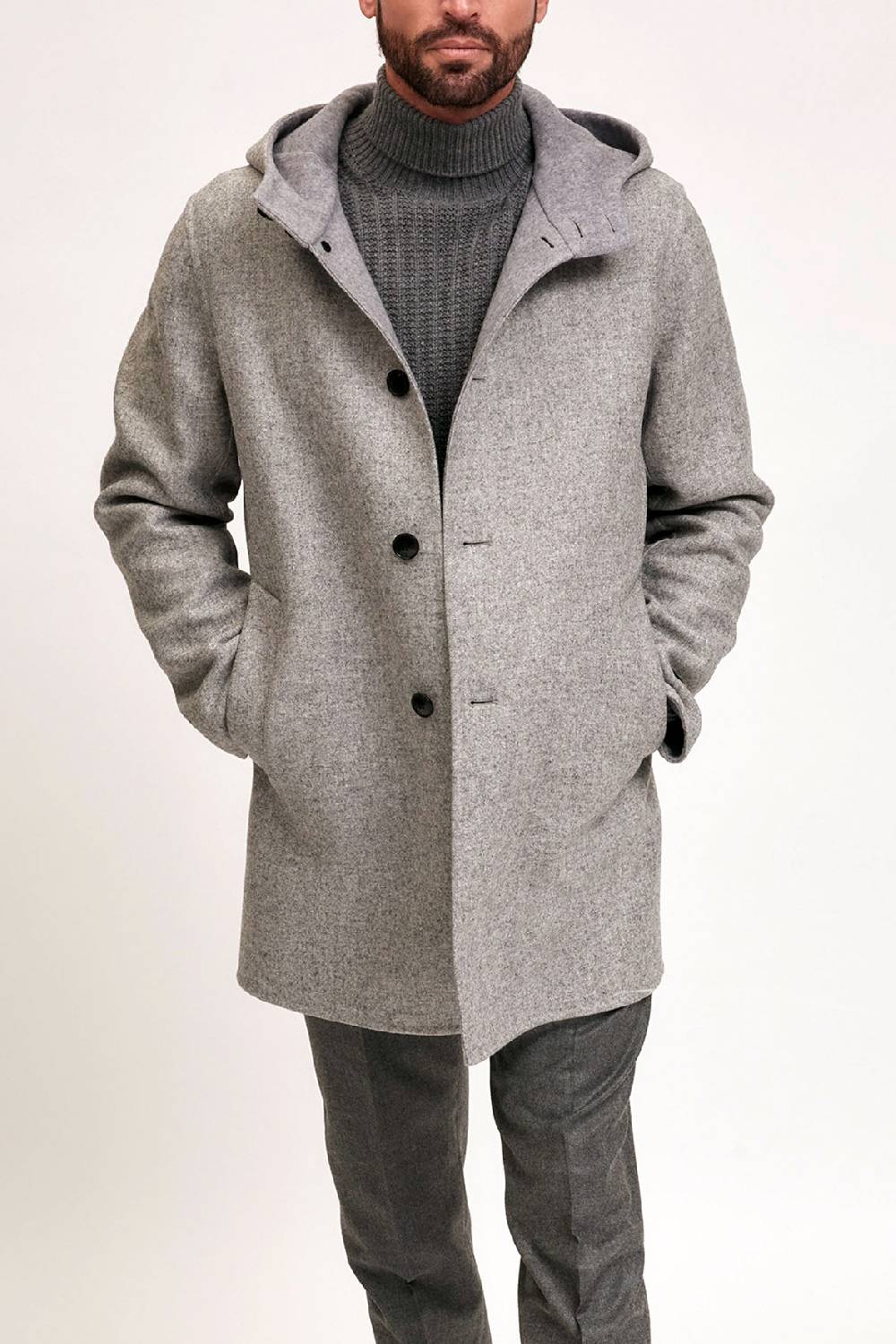 Manzoni 24 Parka in lana Pezzi Unici