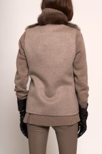 Manzoni 24 Gilet zibellino con tessuto cashmere Loro Piana Shopping Online