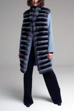 Manzoni 24 Gilet chinchilla con cashmere Sconto