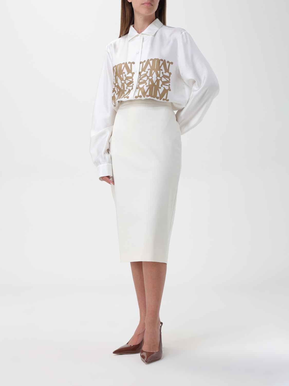 Giglio Camicia Monogram Max Mara di seta Moda