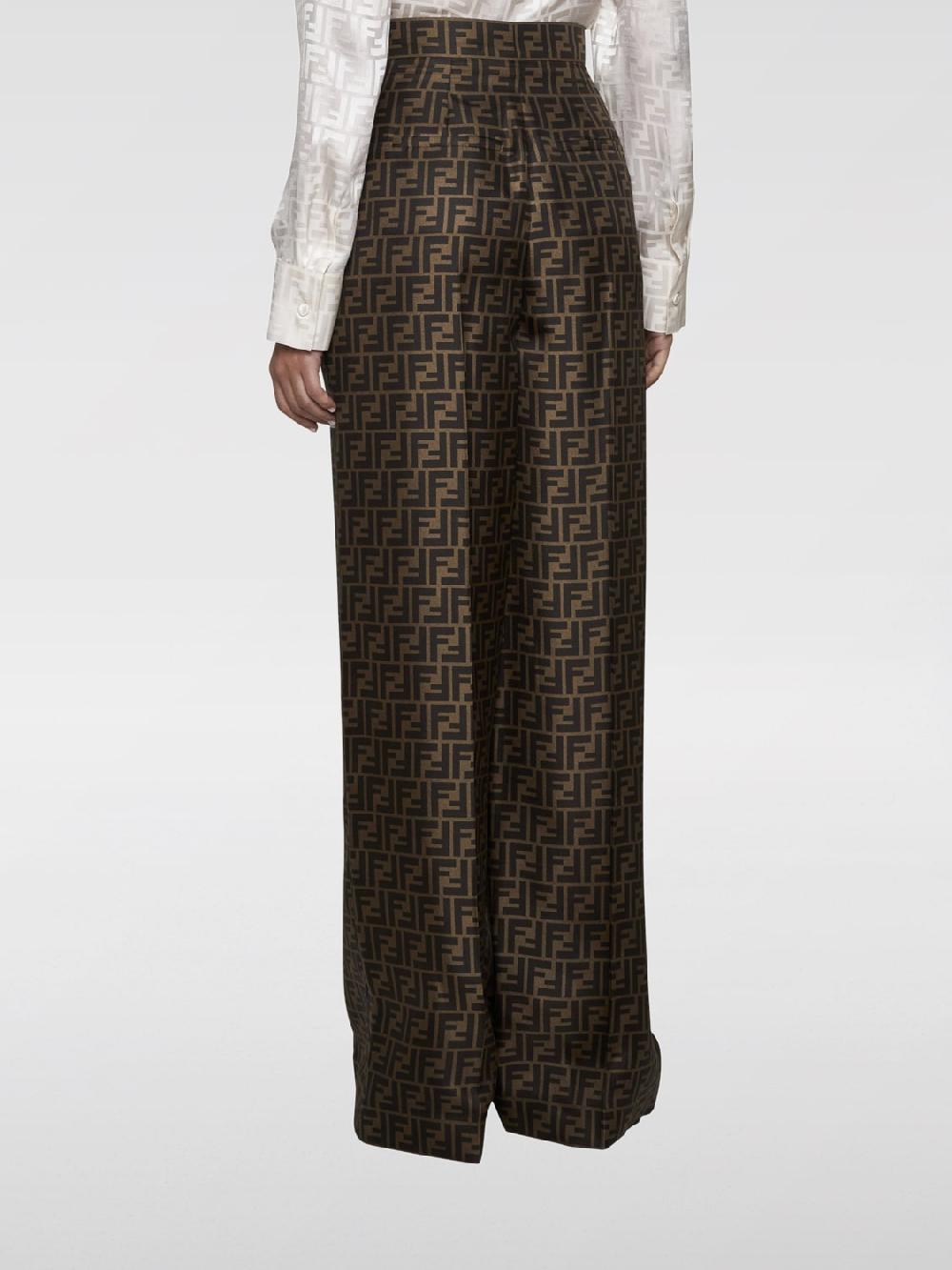 Giglio Pantalone a vita alta FF Fendi Prezzo Ridotto