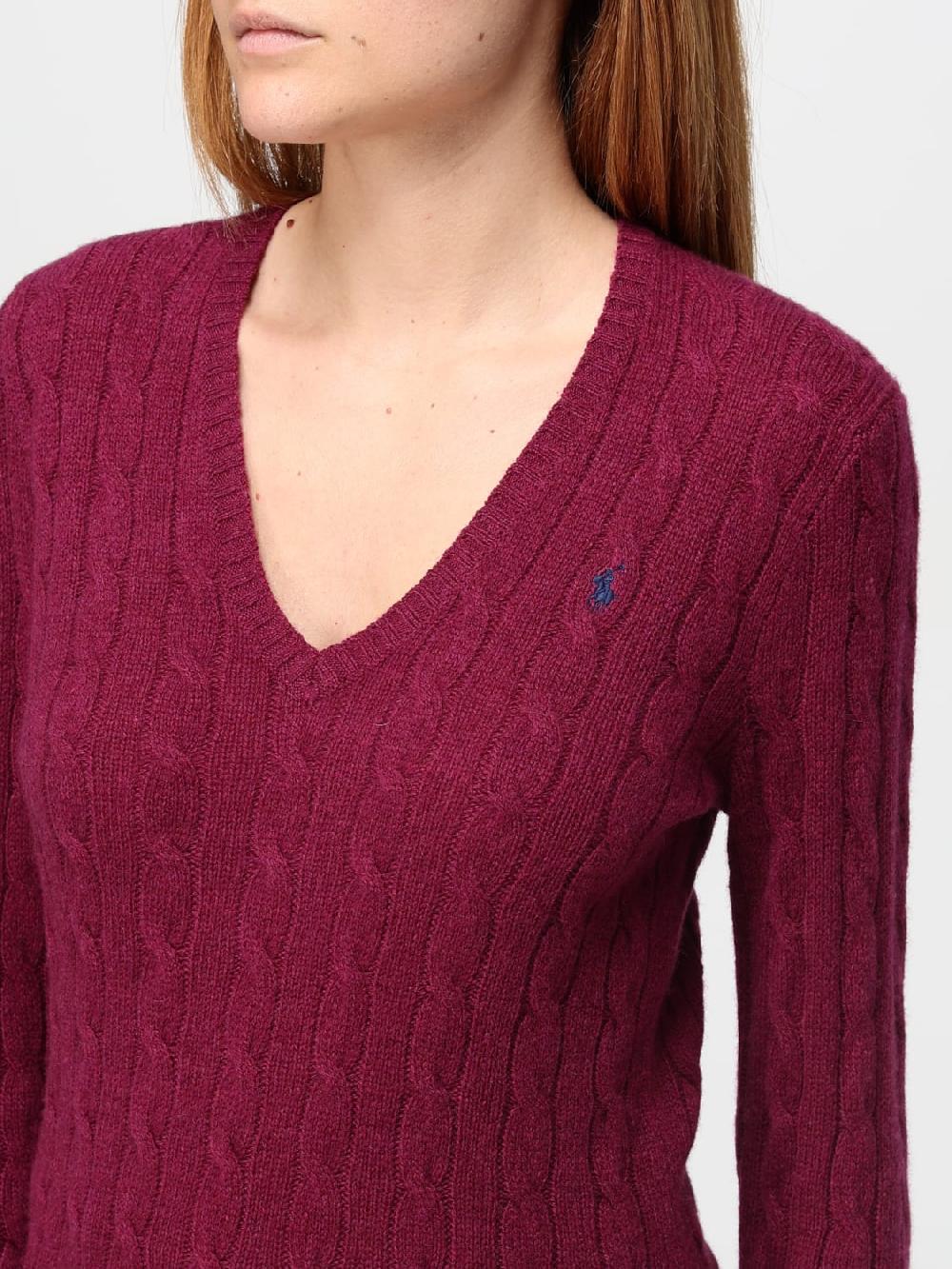 Giglio Maglione Polo Ralph Lauren in lana e cashmere con lavorazione intrecciata Economico