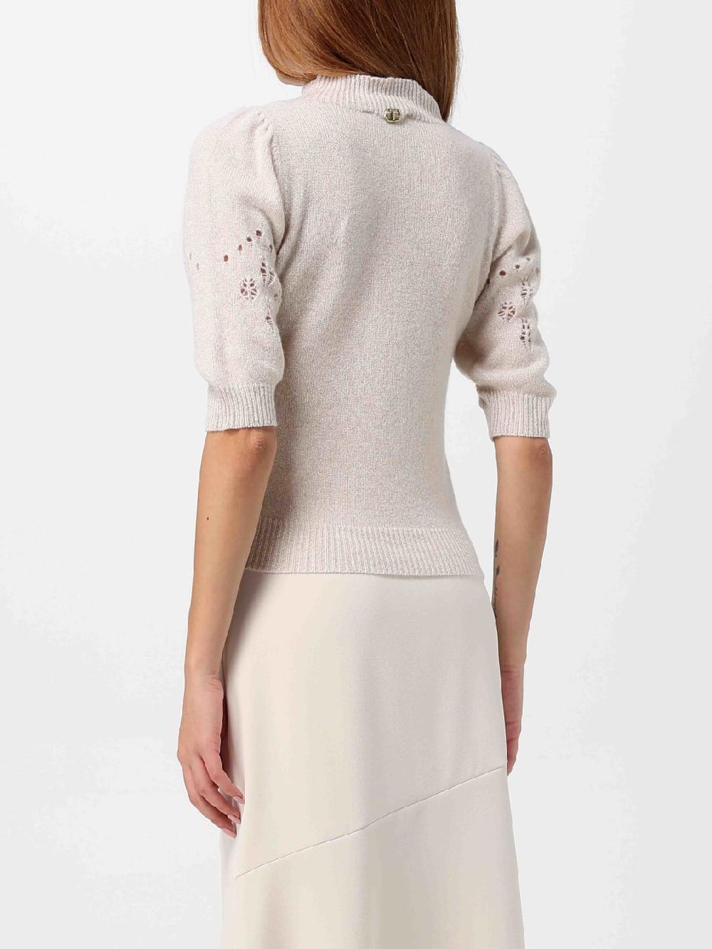 Giglio Maglia Twinset in miksto lana e cashmere Offerta temporanea