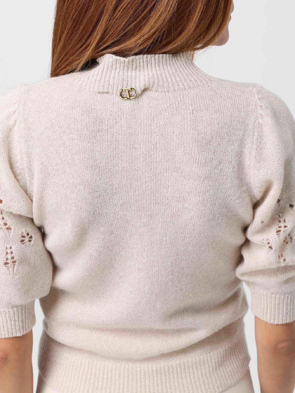 Giglio Maglia Twinset in miksto lana e cashmere Offerta temporanea