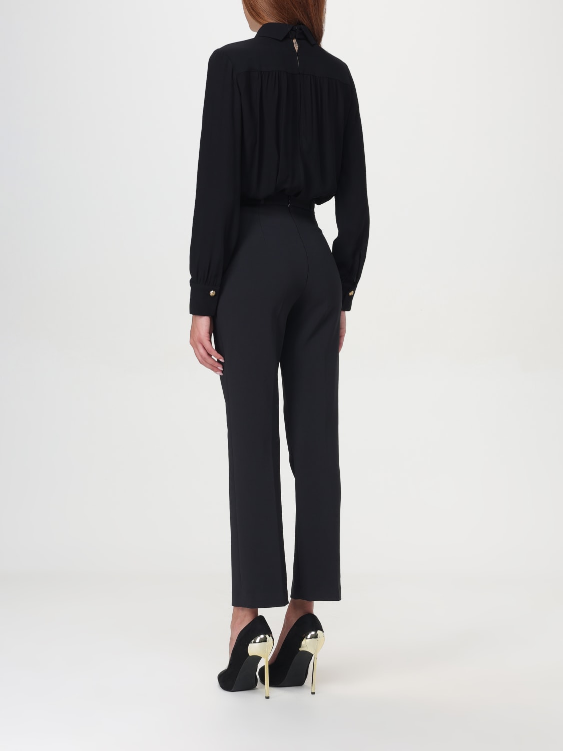 Giglio Tuta in crêpe stretch con fiocco Elisabetta Franchi Lightning offer