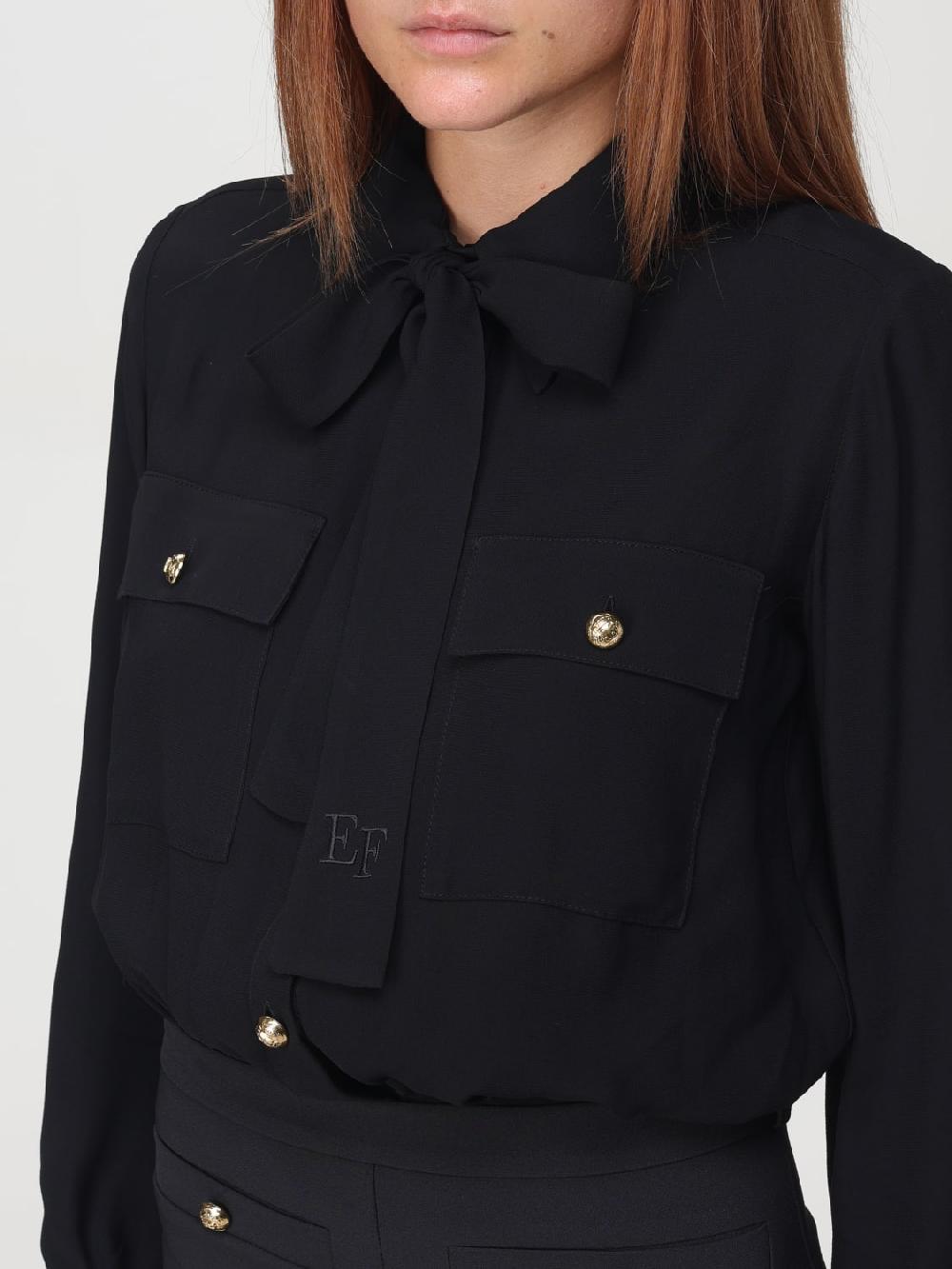 Giglio Tuta in crêpe stretch con fiocco Elisabetta Franchi Lightning offer
