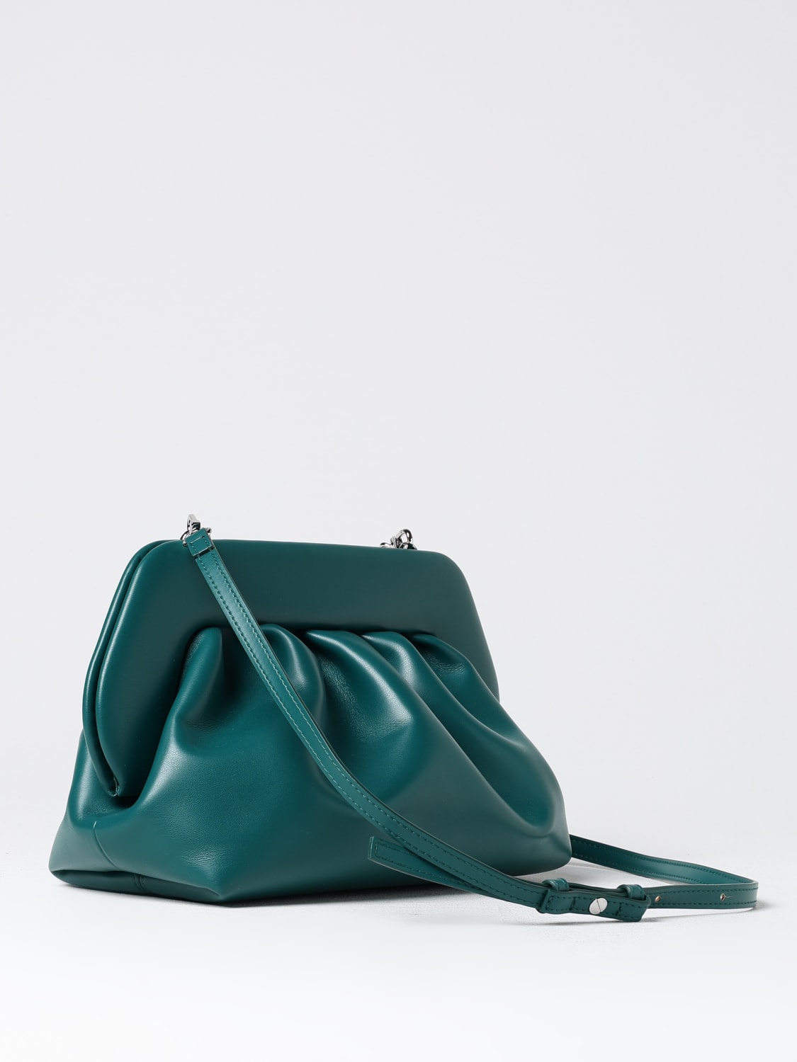 Giglio Clutch Bios Themoirè in pelle vegana Vendita