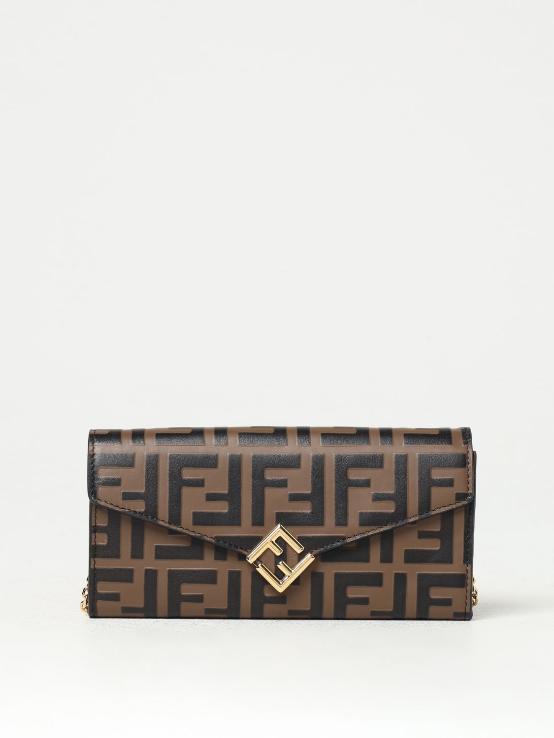 Giglio Borsa wallet Diamonds Fendi in pelle con FF all over Negozi Online