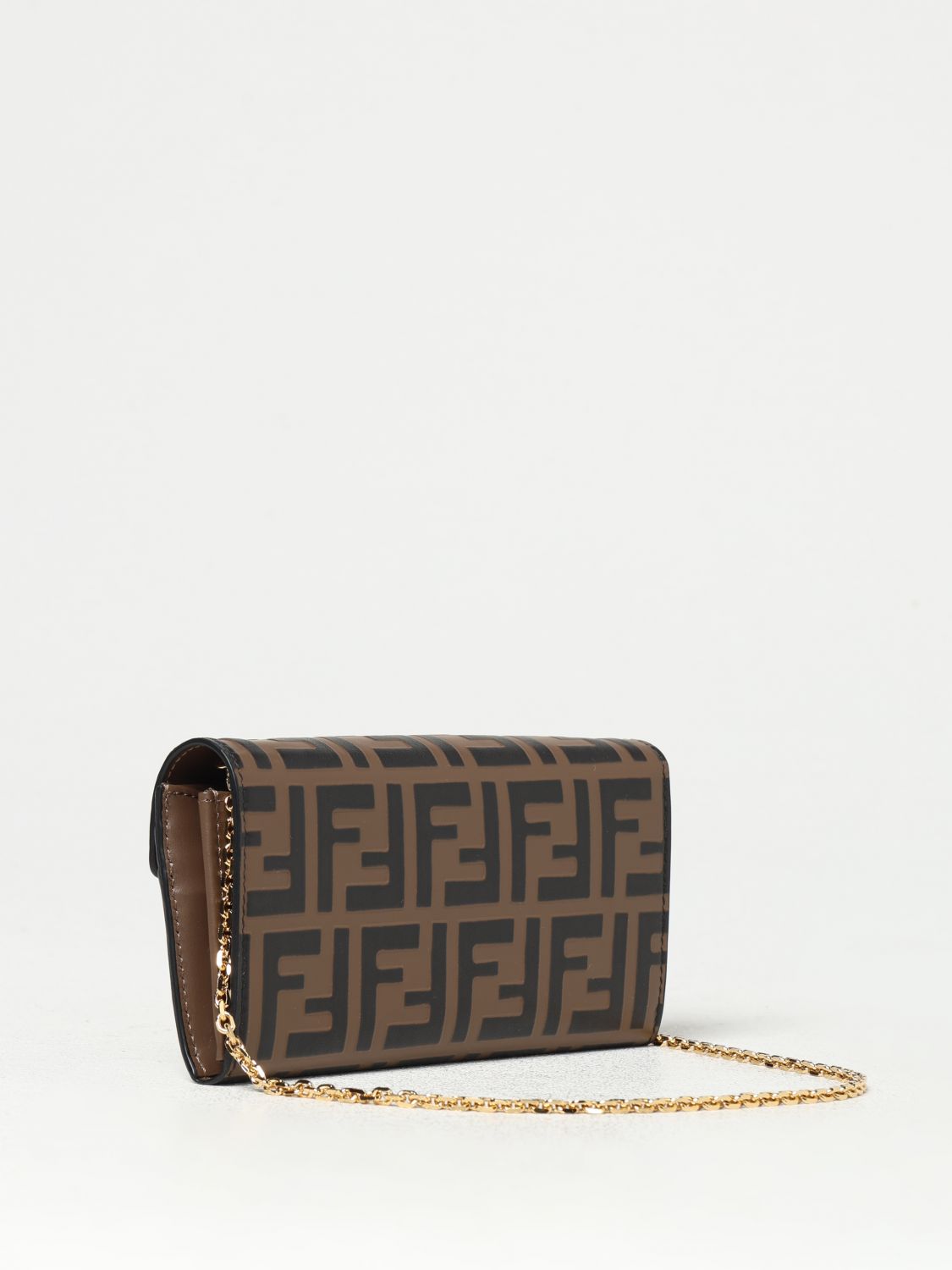 Giglio Borsa wallet Diamonds Fendi in pelle con FF all over Negozi Online