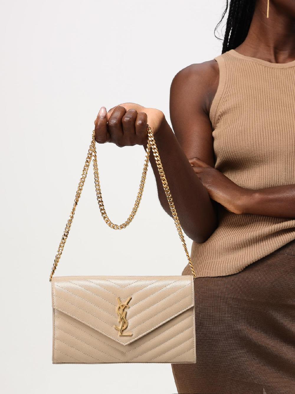 Giglio Borsa Cassandre Saint Laurent in pelle grain de poudre Fino Al -60%