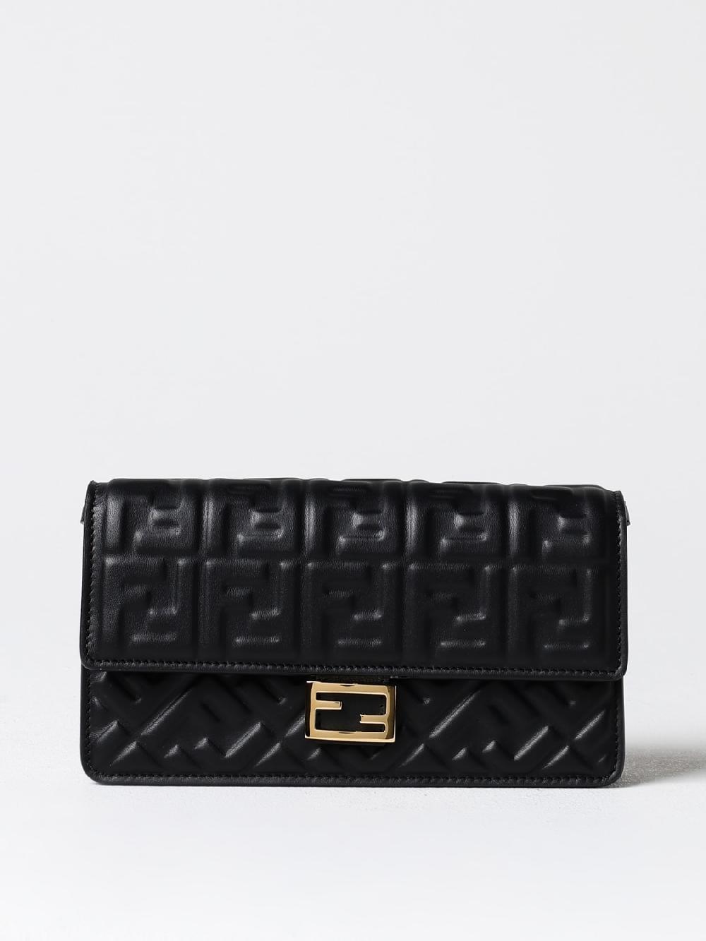 Giglio Borsa wallet Fendi in nappa con monogram FF all over Novità