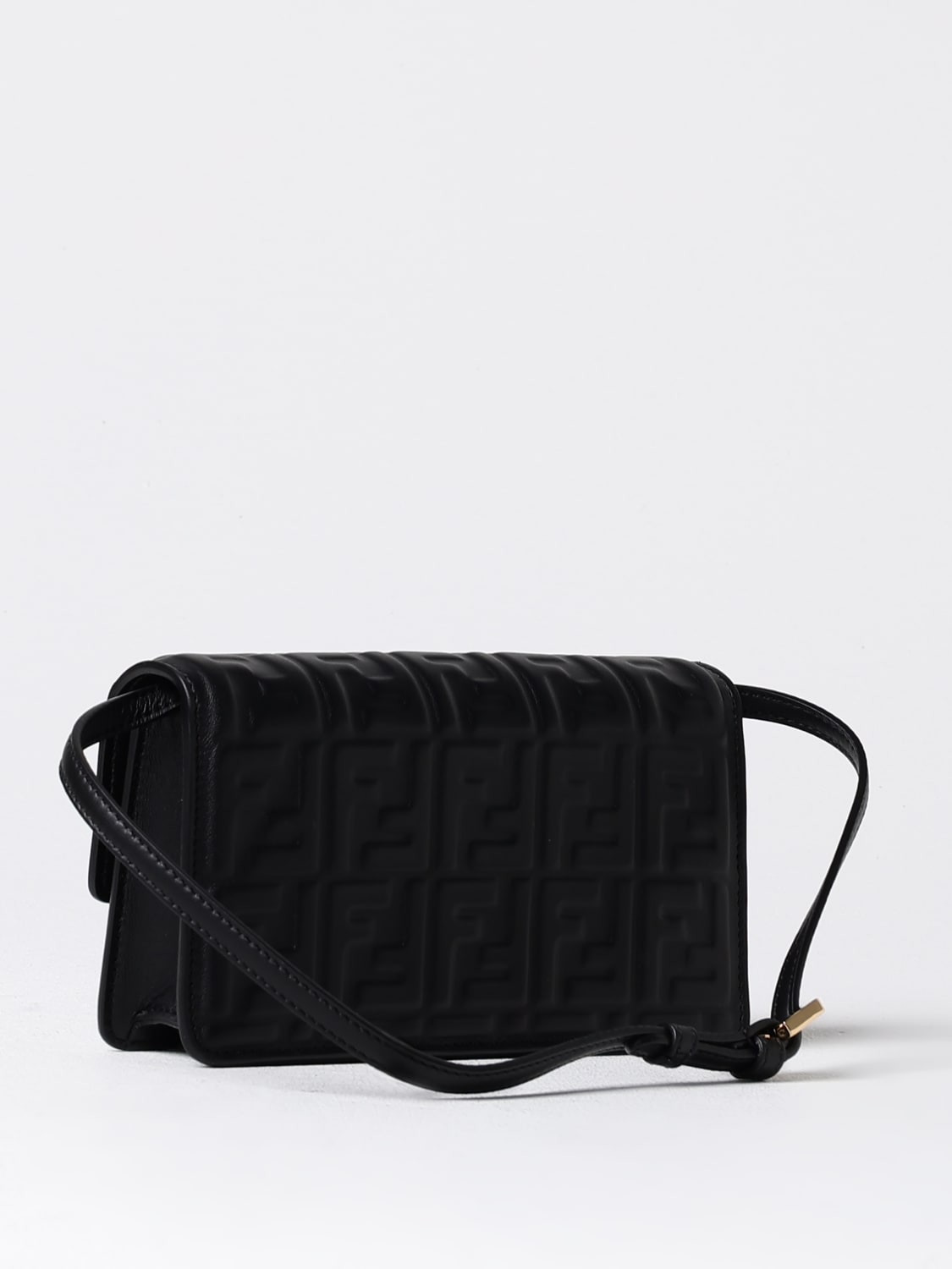 Giglio Borsa wallet Fendi in nappa con monogram FF all over Novità