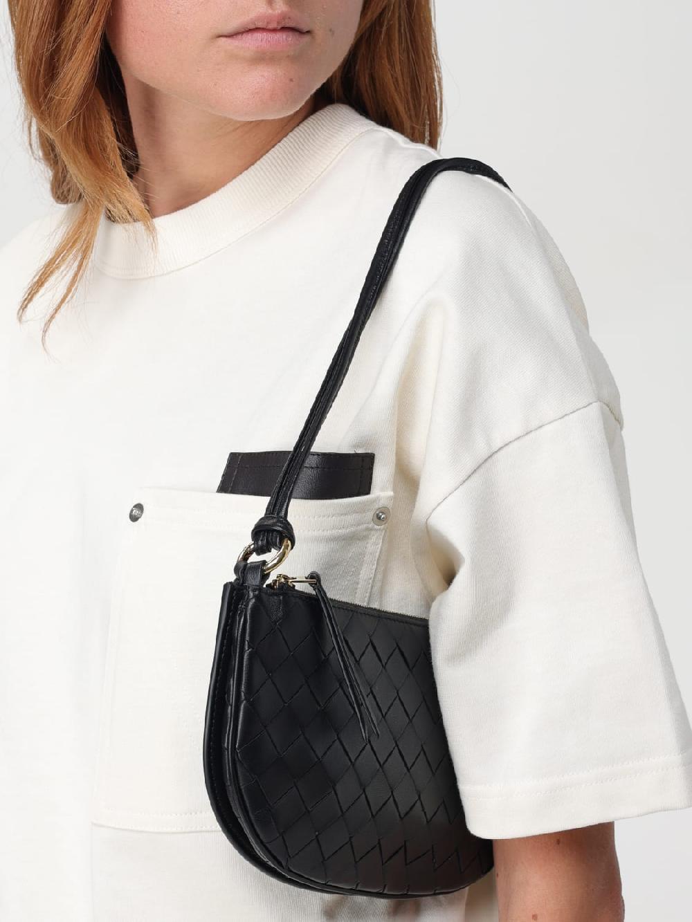 Giglio Borsa Gemellini Bottega Veneta in nappa intrecciata Saldi