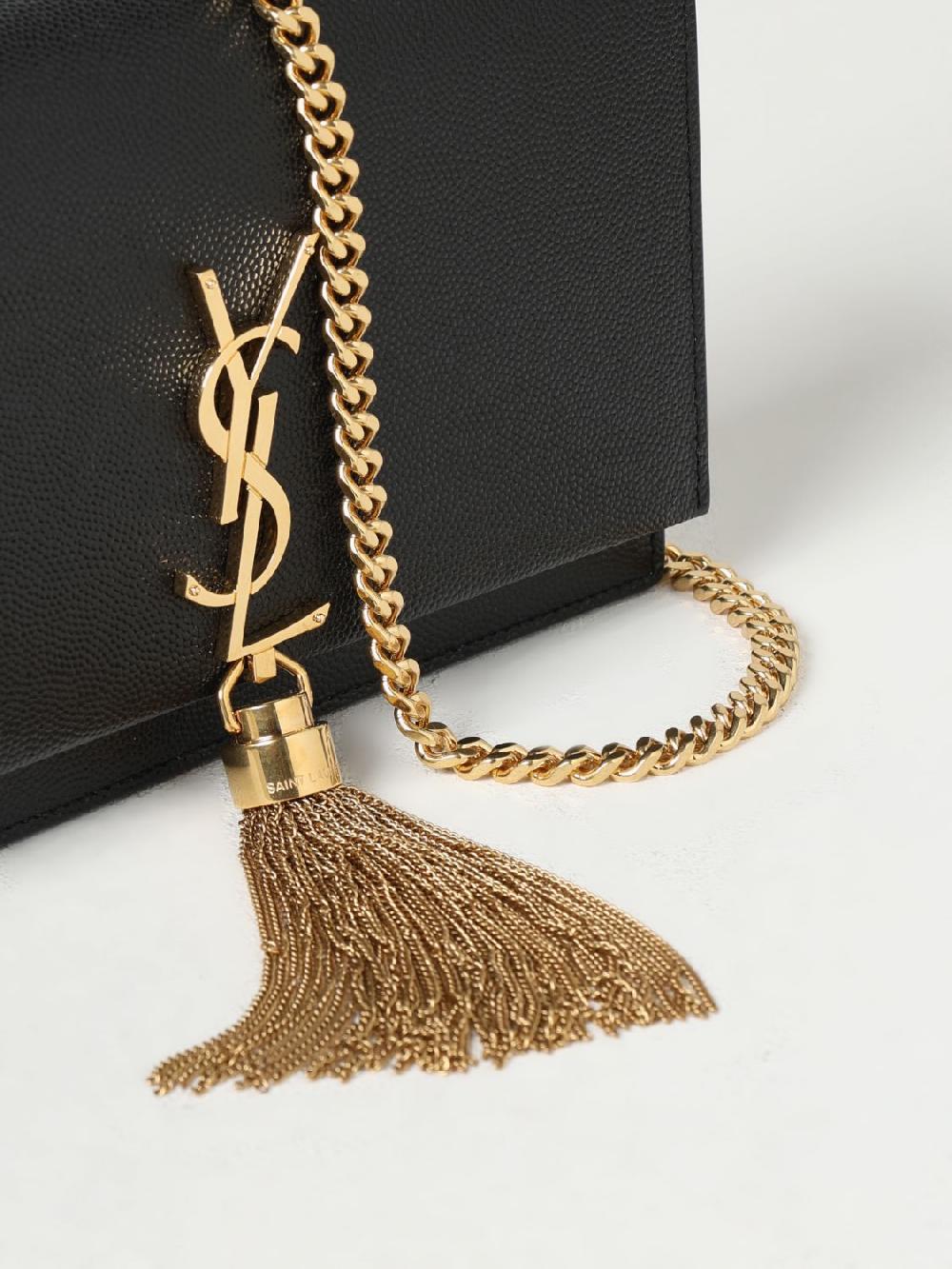 Giglio Borsa wallet Kate Saint Laurent in pelle grain de proude 2025