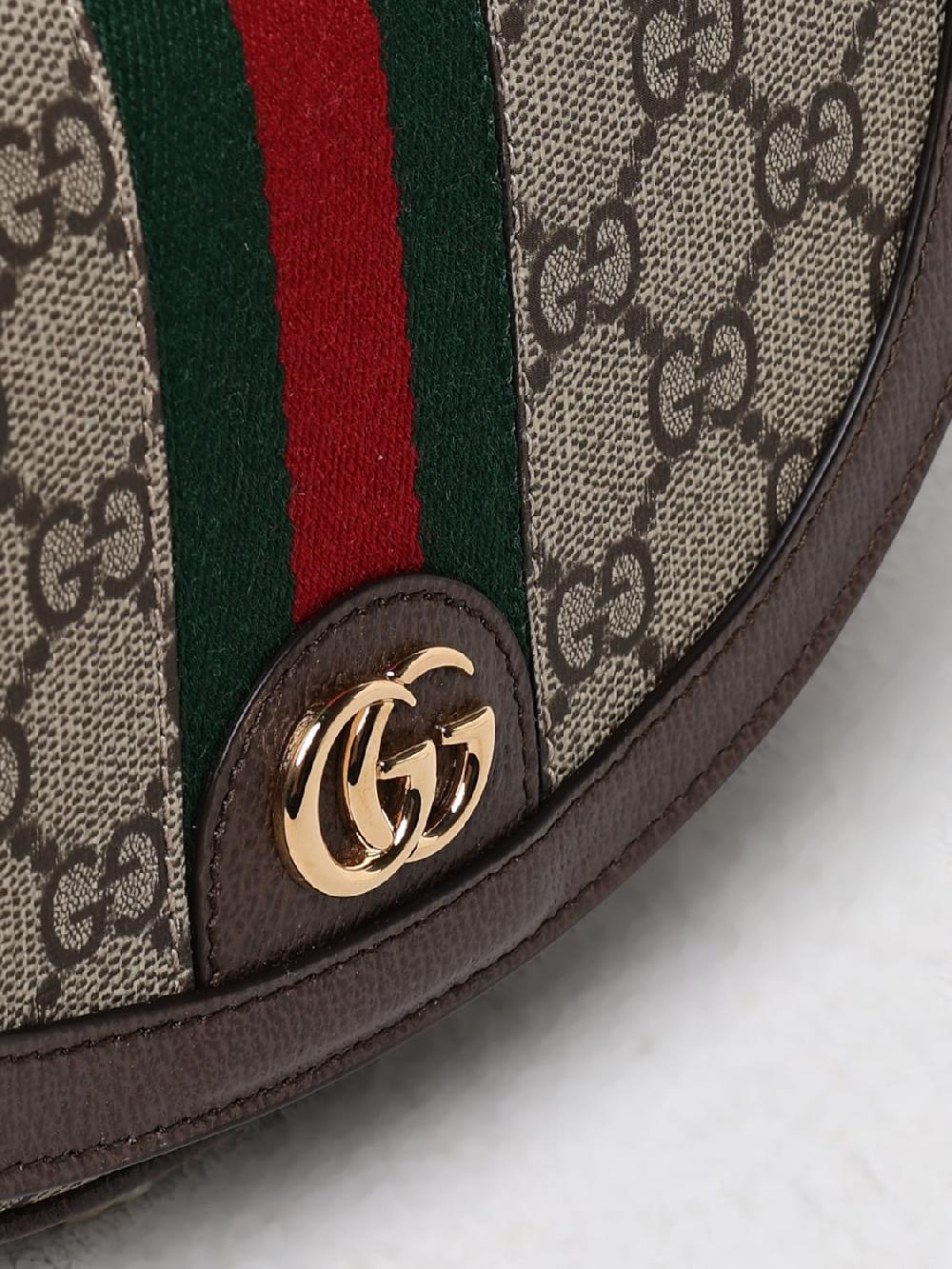 Giglio Borsa mini Ophidia Gucci in tessuto GG Supreme e pelle a grana Qualità
