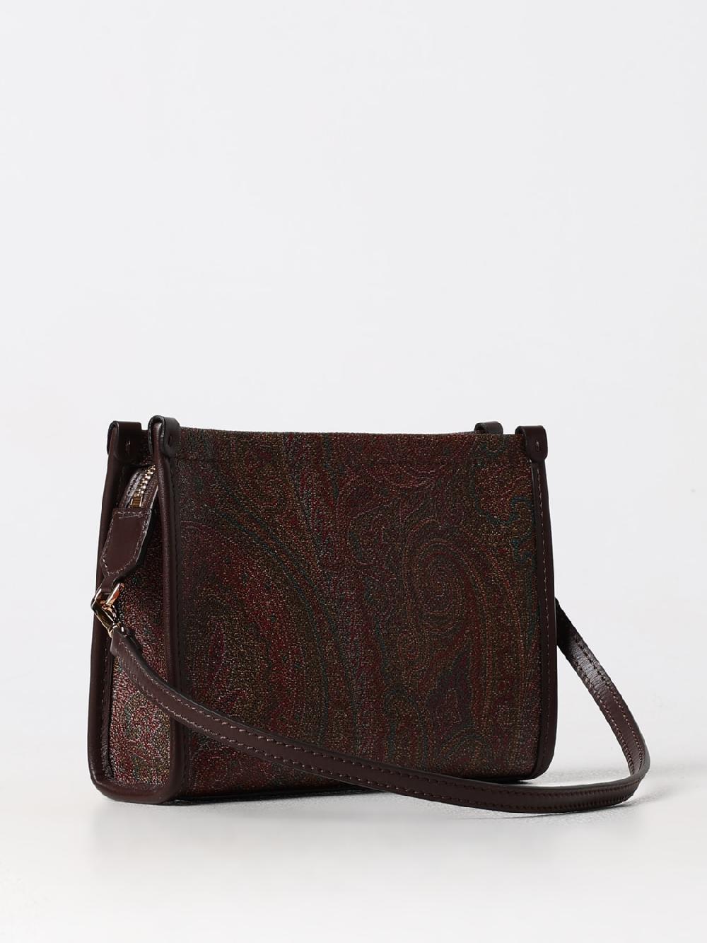 Giglio Borsa Etro in cotone spalmato con Paisley all over Acquista Ora