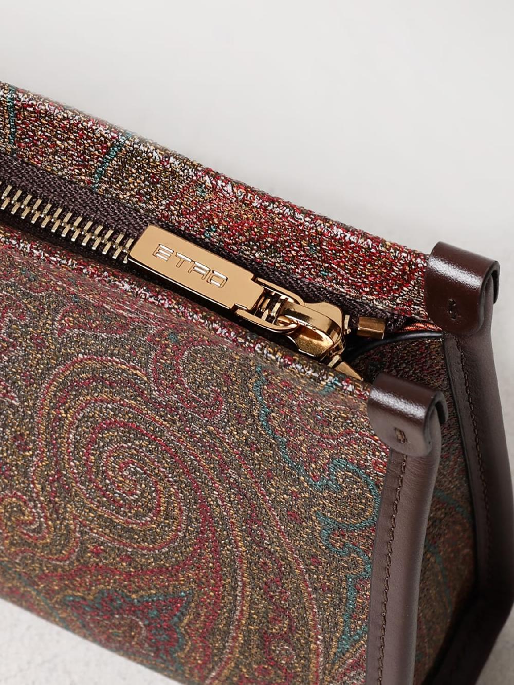 Giglio Borsa Etro in cotone spalmato con Paisley all over Acquista Ora