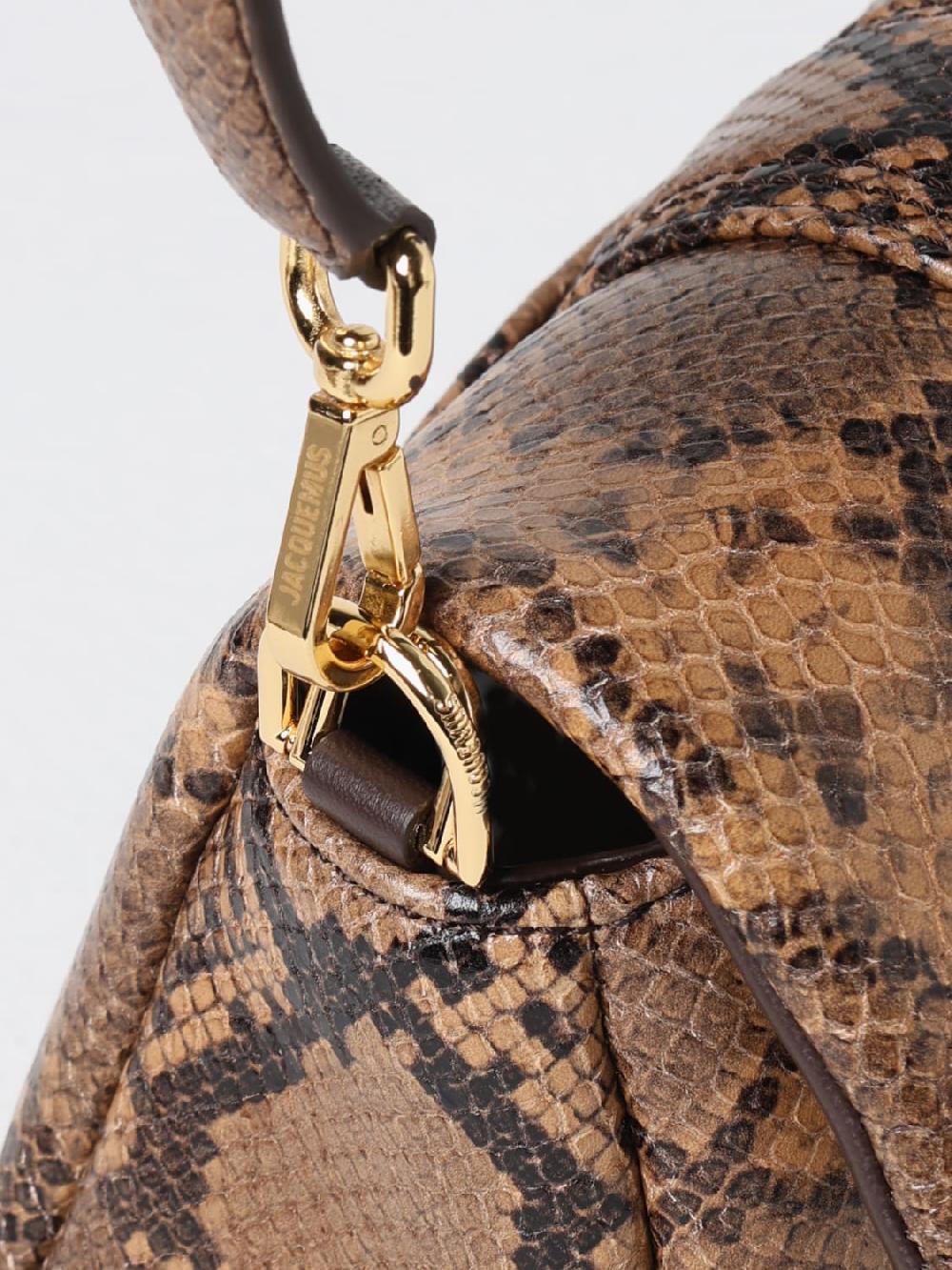 Giglio Borsa Jacquemus in pelle stampa pitone Promozione Limitata