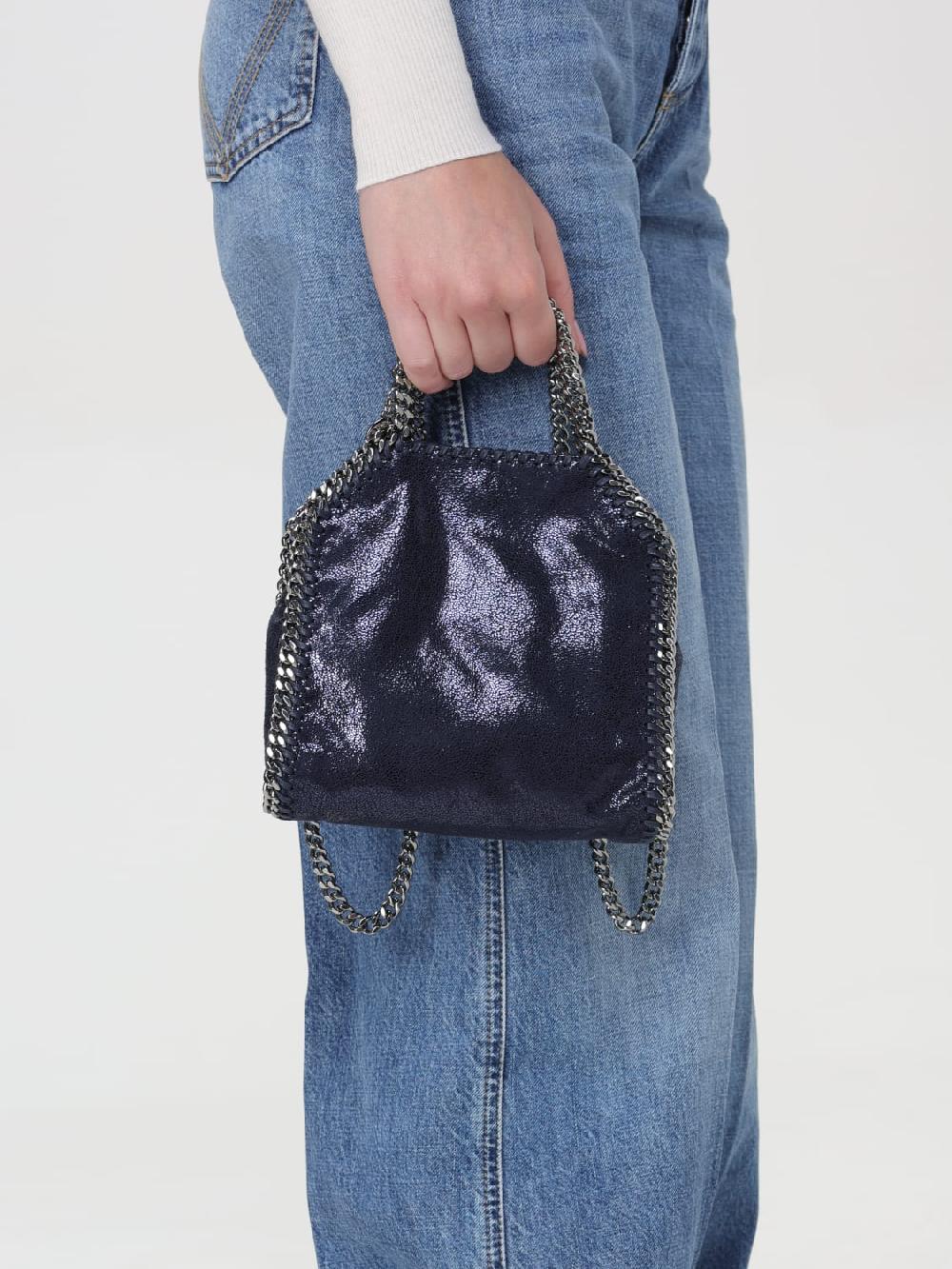 Giglio Borsa Falabella Mini Stella McCartney in pelle sintetica cracklè Affare Del Giorno