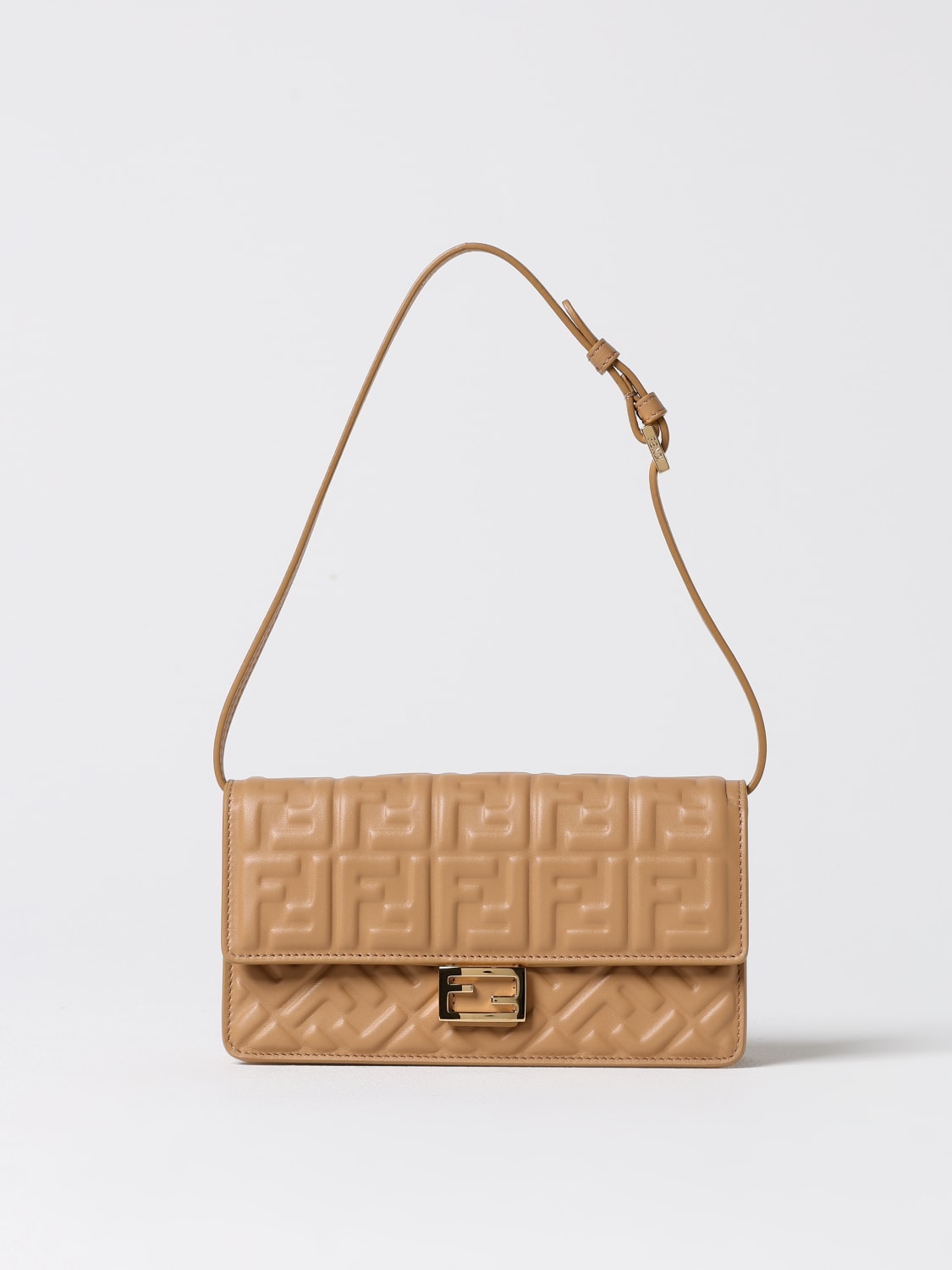 Giglio Borsa wallet Fendi in nappa con monogram FF all over Presa
