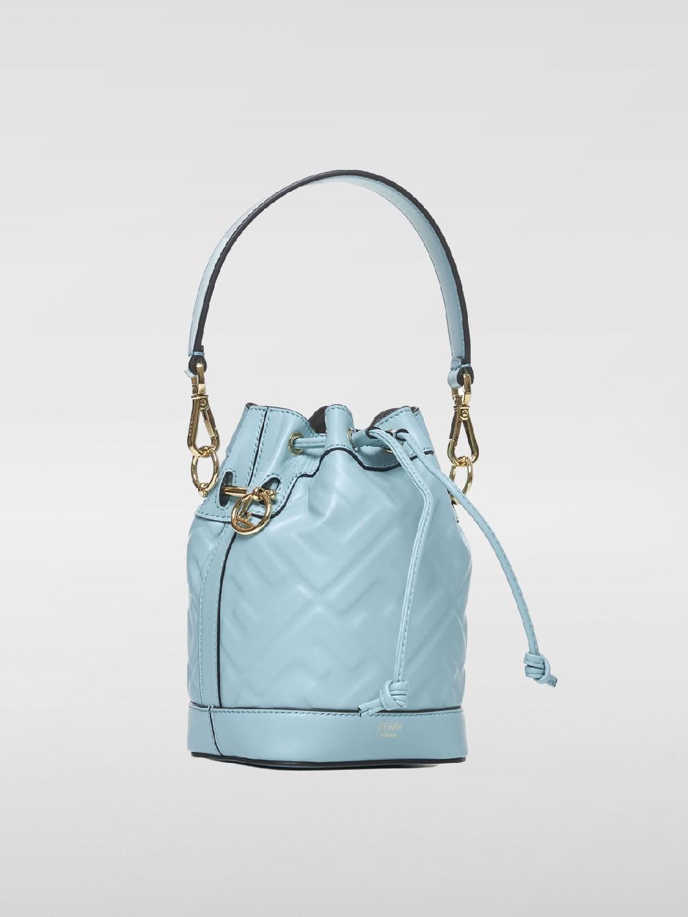 Giglio Borsa Mon Tresor Fendi in pelle con monogram FF all over Vendite Flash