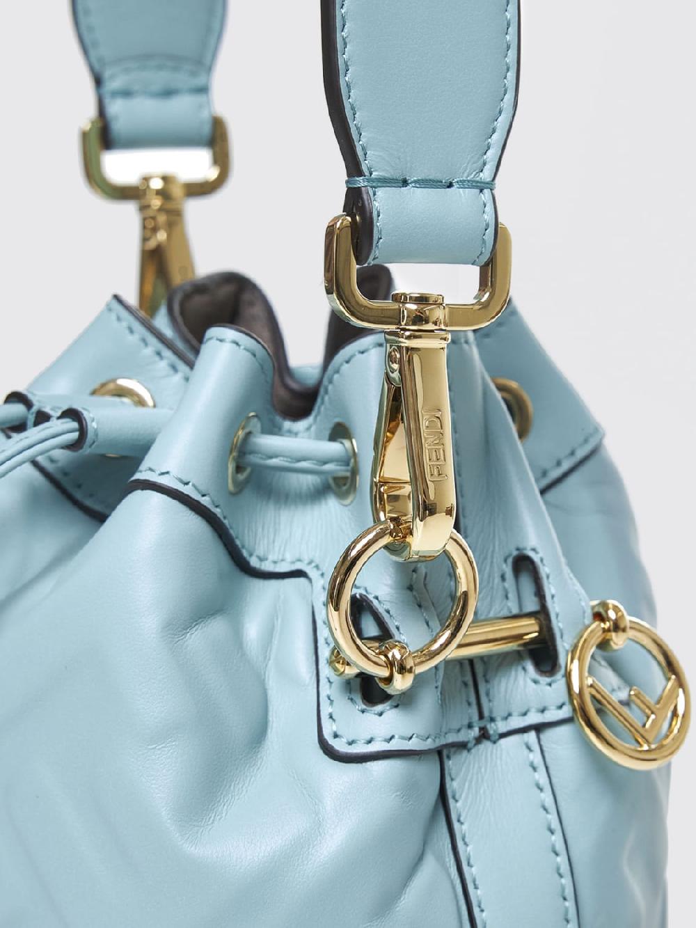 Giglio Borsa Mon Tresor Fendi in pelle con monogram FF all over Vendite Flash