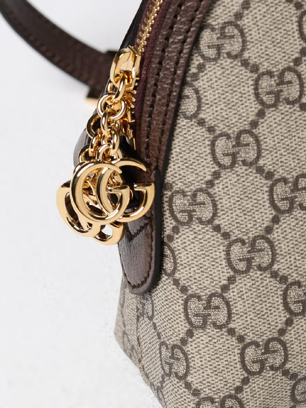 Giglio Borsa Ophidia Gucci in tessuto GG Supreme e pelle a grana 2025