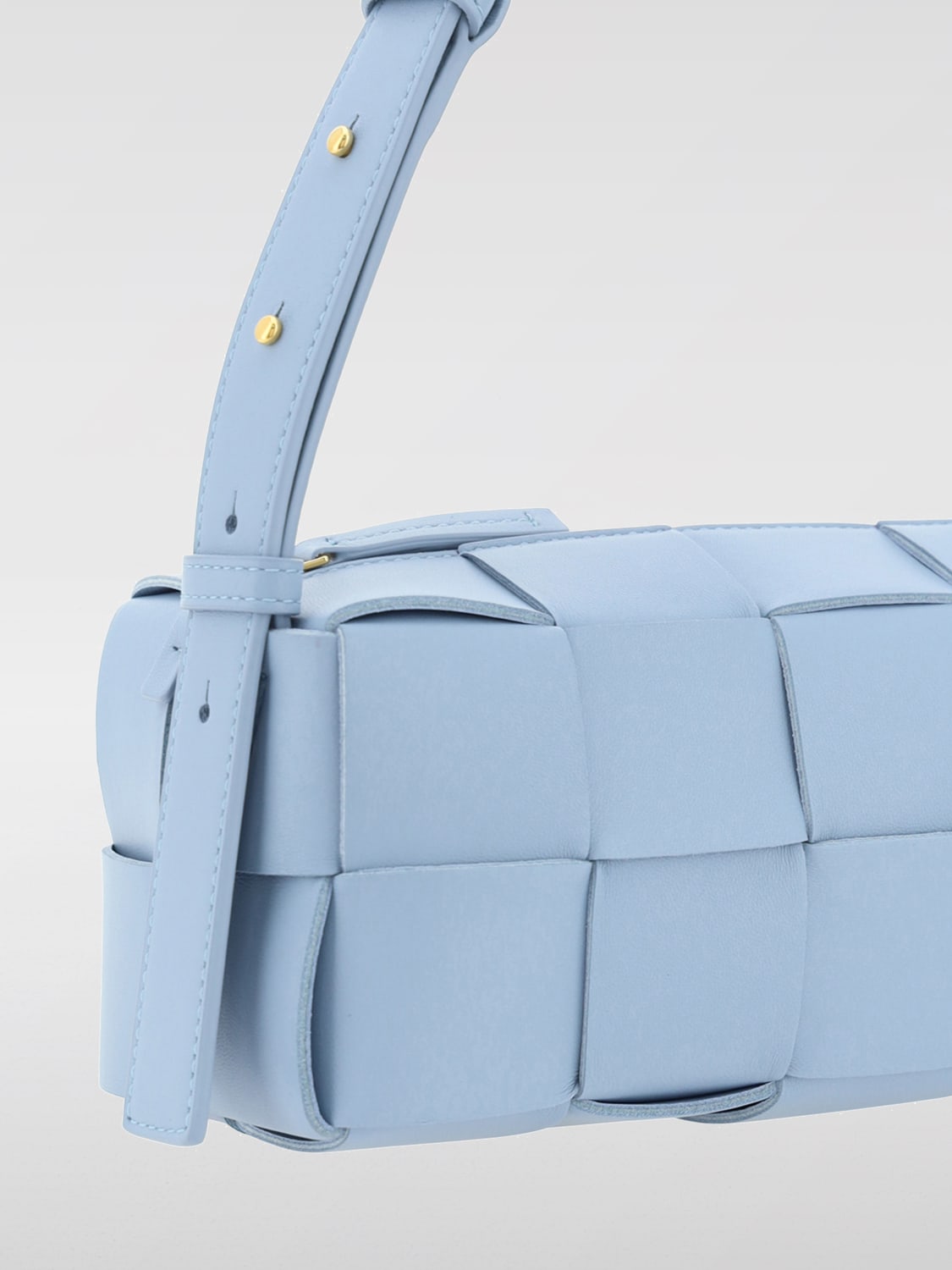 Giglio Borsa Brick Cassette Bottega Veneta in pelle intrecciata Vendita