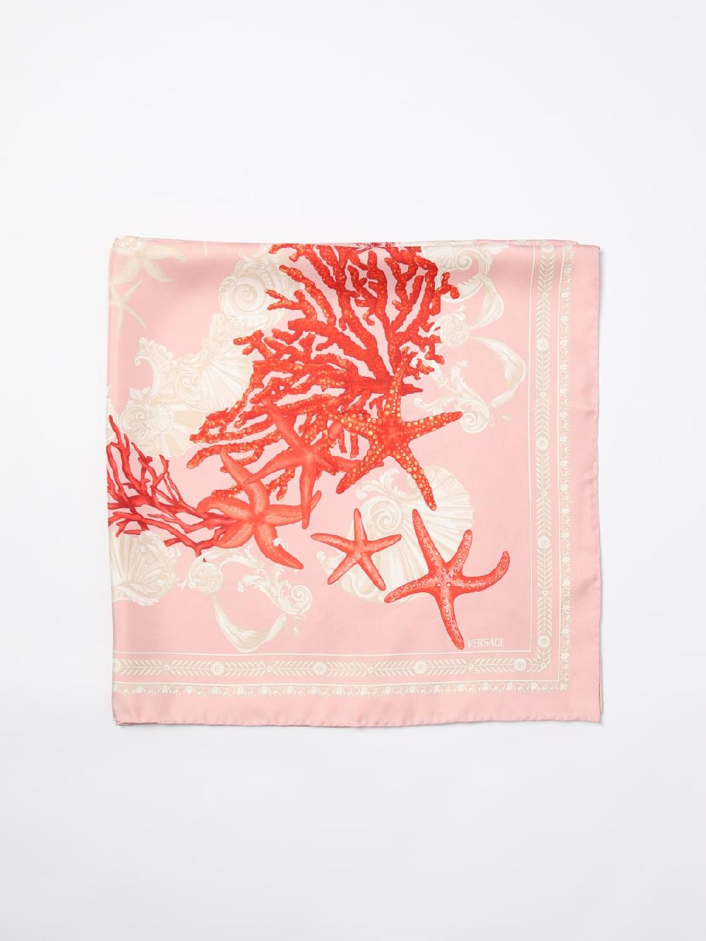 Giglio Foulard Barocco Sea Versace in seta stampata Spedizione Gratuita