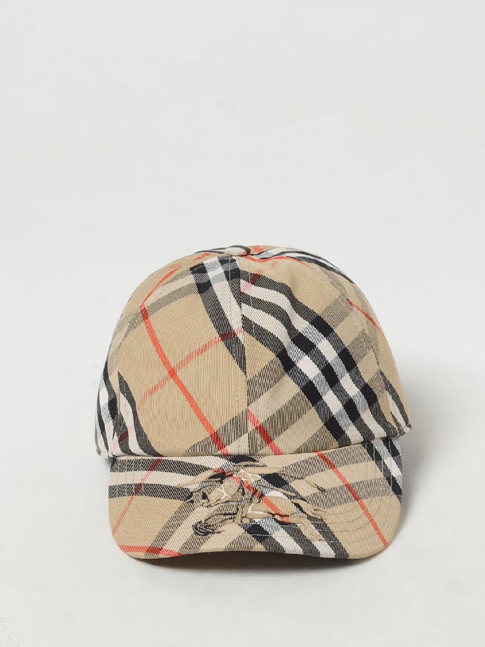 Giglio Cappello Vintage Check Burberry in cotone jacquard Economico