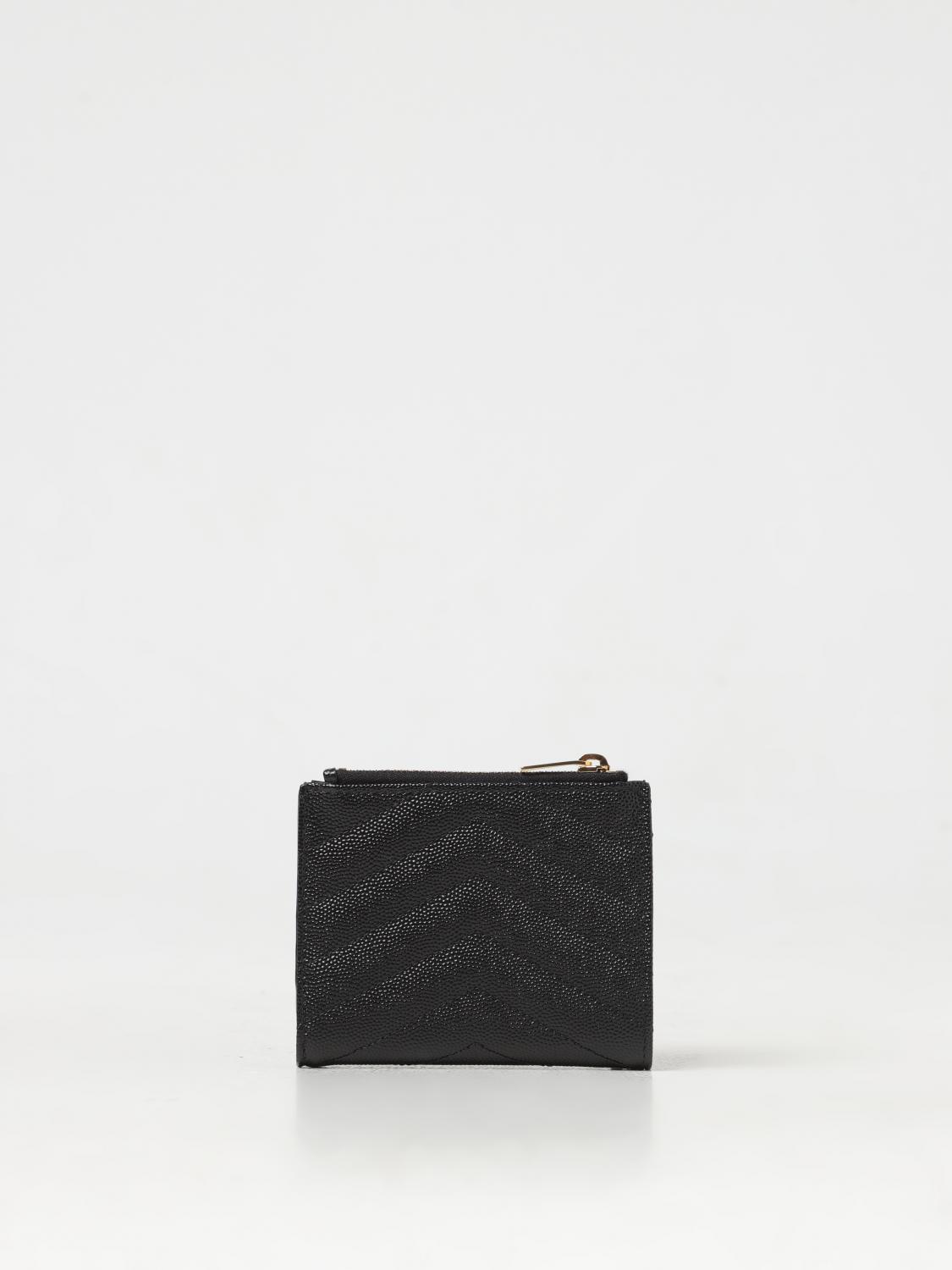 Giglio Portafoglio Saint Laurent in pelle grain de poudre Outlet