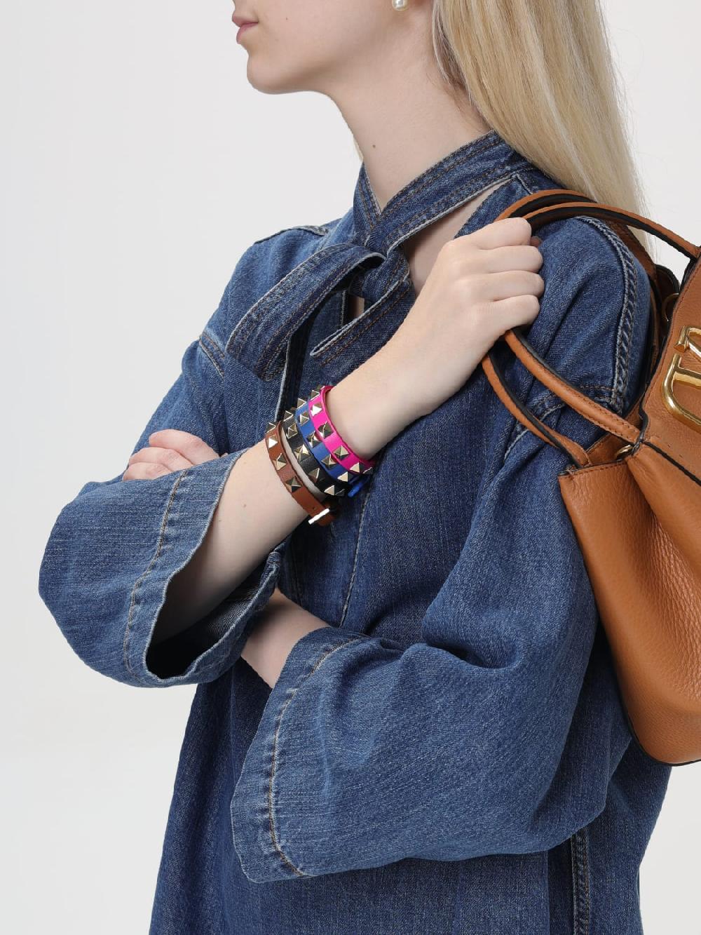 Giglio Bracciale Rockstud Valentino Garavani in pelle Soddisfazione Garantita