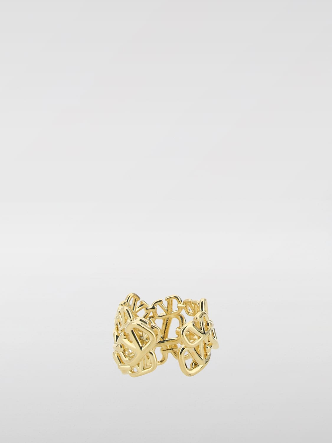Giglio Anello VLogo Signature Valentino Garavani in ottone Acquista Ora