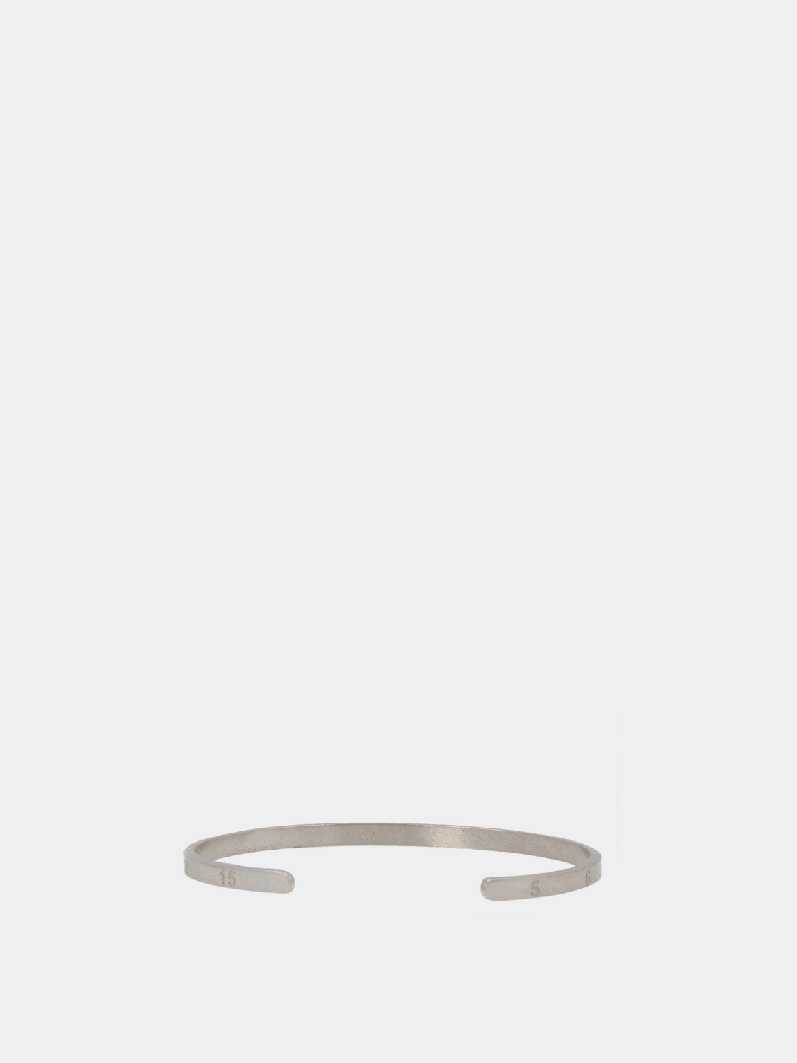 Giglio Bracciale Numeric Maison Margiela in argento Consegna Veloce