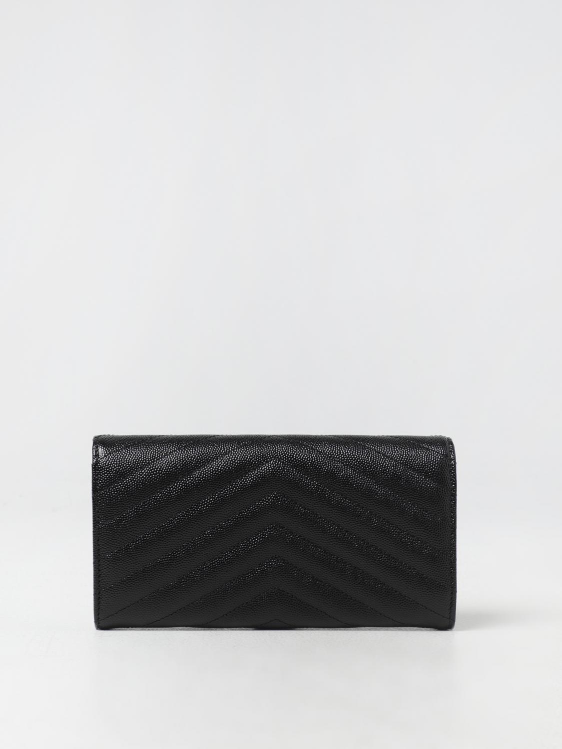 Giglio Portafoglio Saint Laurent in pelle grain de poudre Fino Al -60%