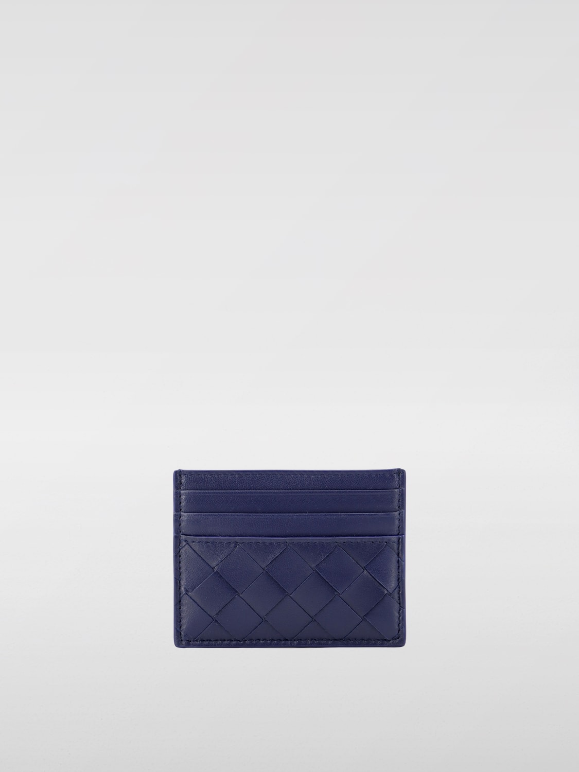 Giglio Portacarte di credito Bottega Veneta in pelle intrecciata Novità