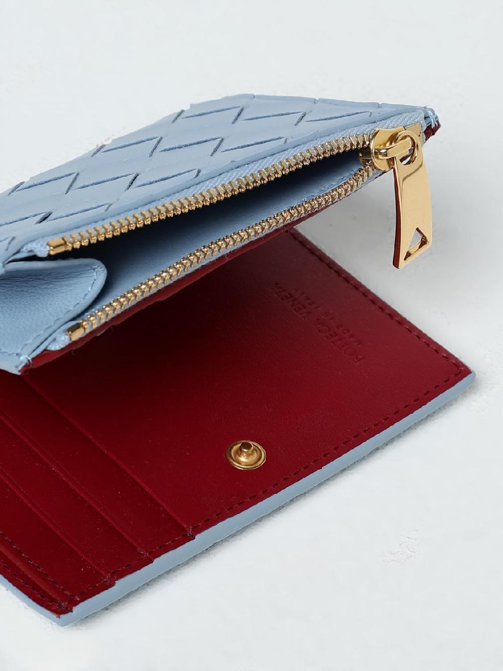 Giglio Portafoglio Intrecciato Bottega Veneta in pelle intrecciata Moda