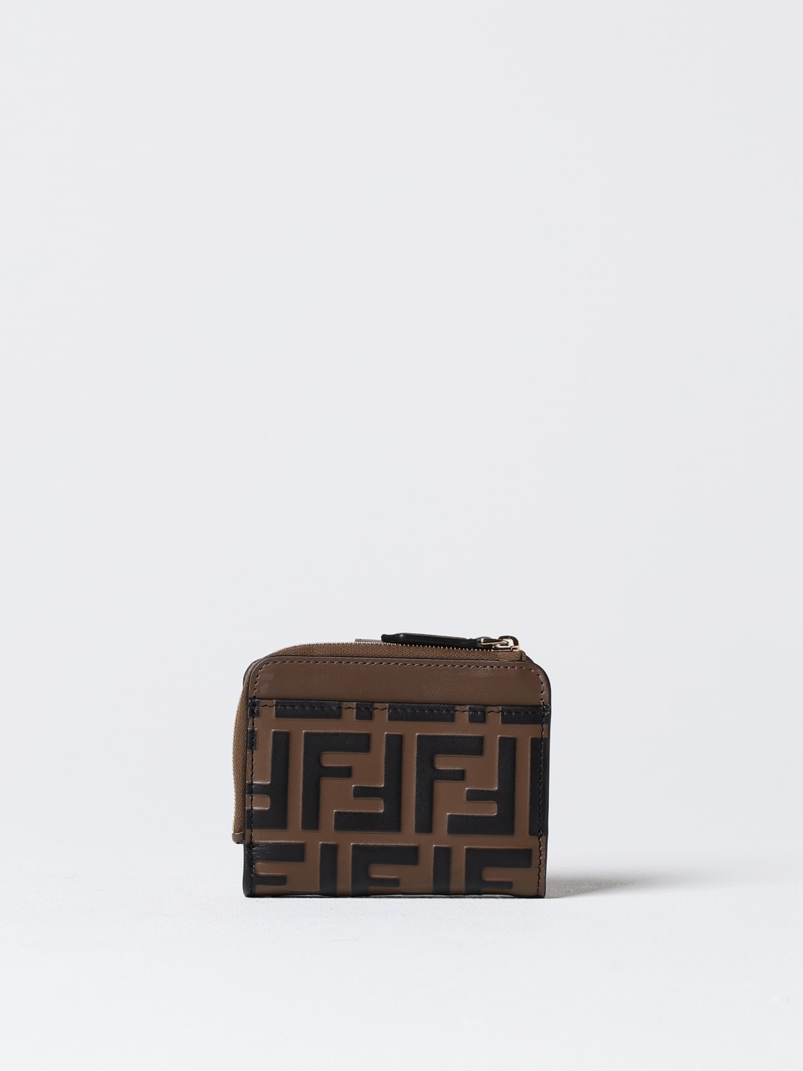 Giglio Portafoglio FF Diamonds Fendi in pelle con monogram FF embossed Pezzi Unici