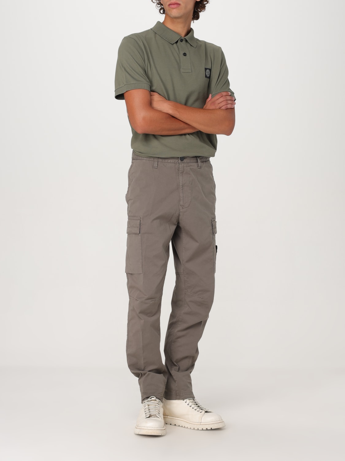 Giglio Polo basic Stone Island in cotone Prezzo Ridotto