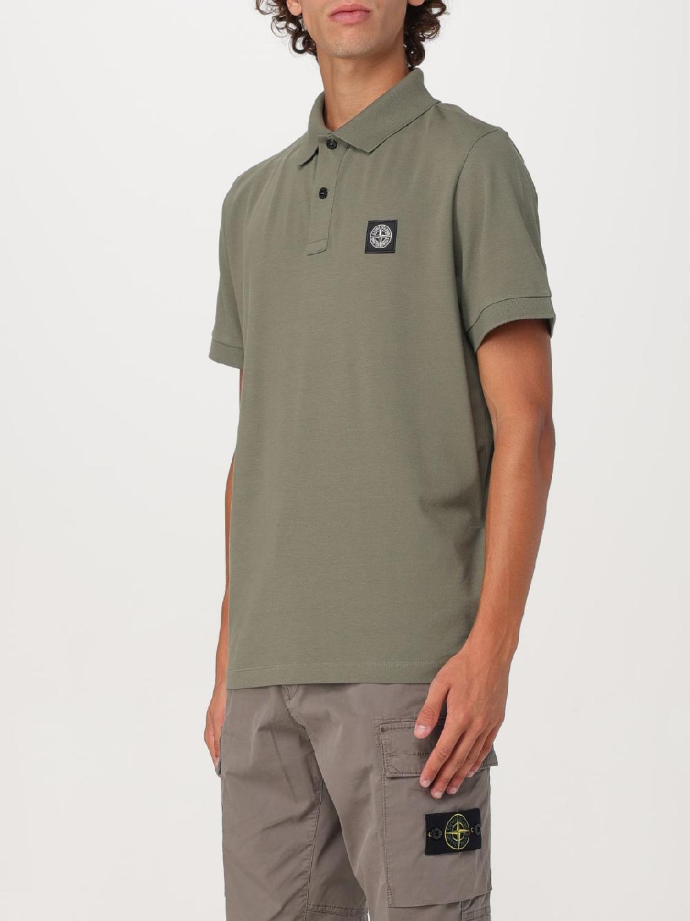 Giglio Polo basic Stone Island in cotone Prezzo Ridotto