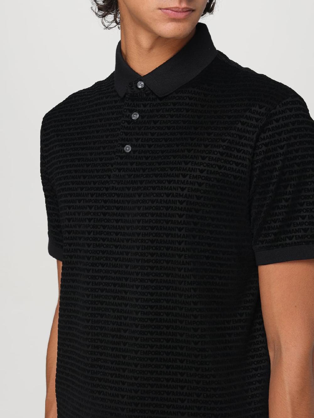 Giglio Polo Emporio Armani in cotone Offerta