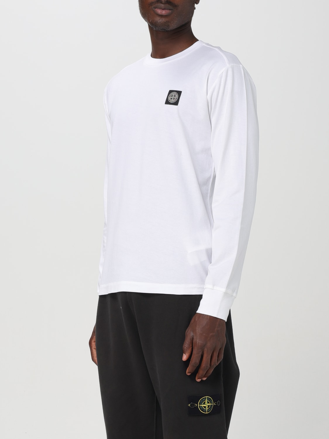 Giglio Maglia basic Stone Island con logo Economico