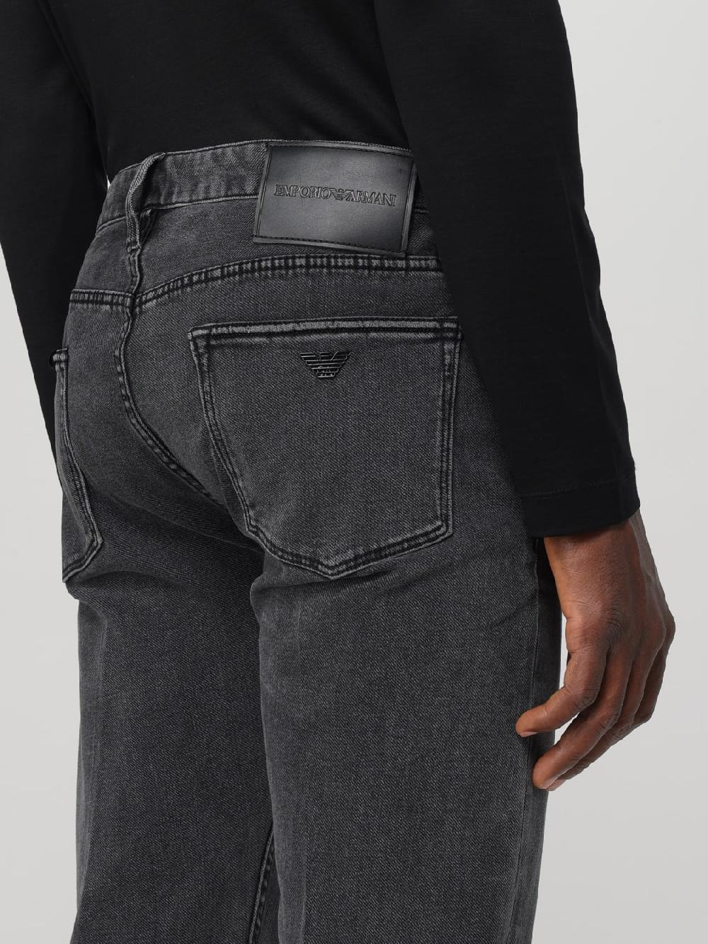 Giglio Jeans Emporio Armani in denim di cotone Saldi Di Fabbrica